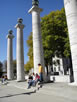 Columns of the old courthouse